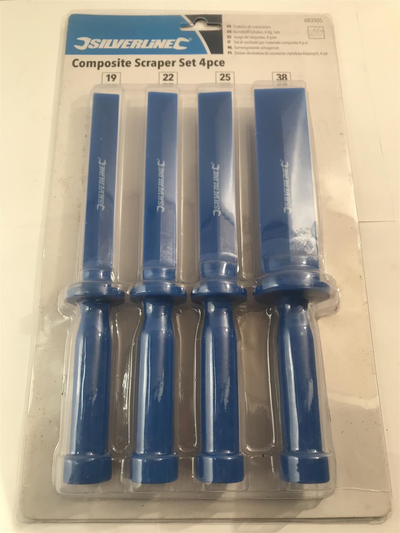 Silverline 4pc Composite Scraper Set  683505