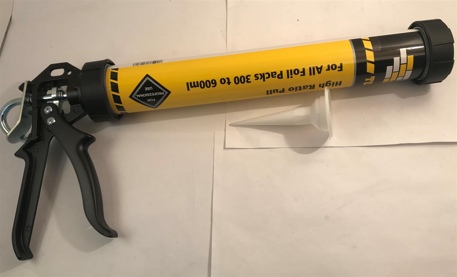Everbuild Tecnic Foil Applicator Gun 600ml Quality Sausage Applicator
