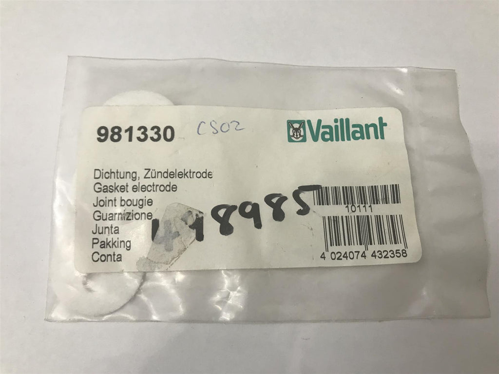 NEW VAILLANT ECOMAX ECOTEC PRO PLUS ELECTRODE GASKET KIT 981330