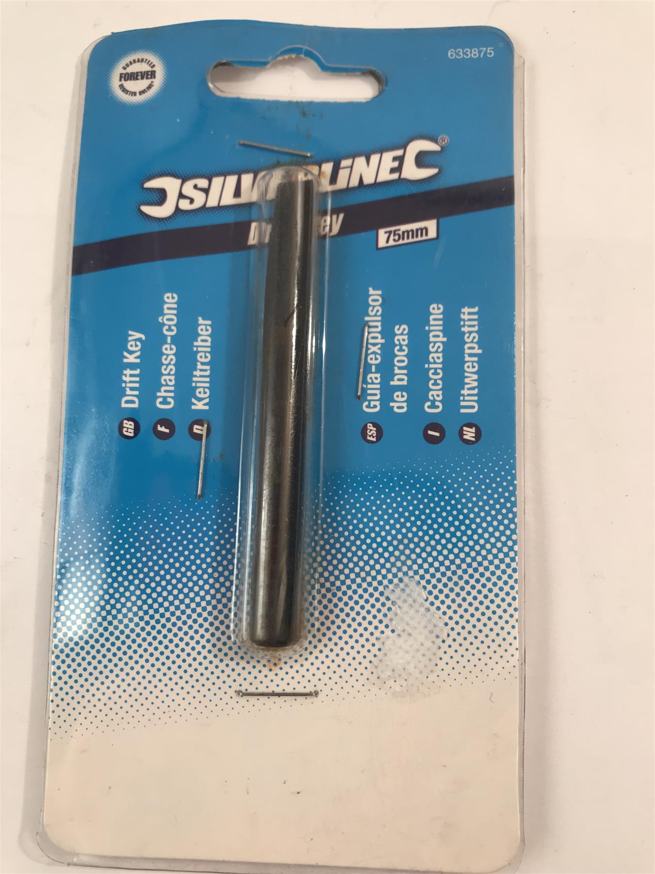 Silverline Drift Key 75mm  633875