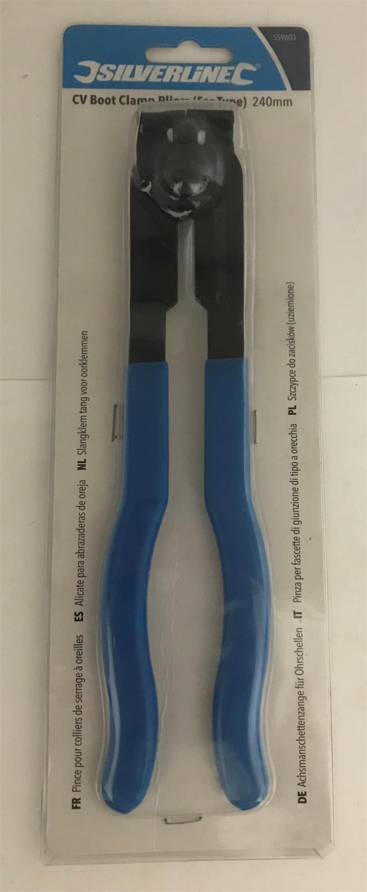 Silverline CV Boot Clamp Pliers (Ear Type) 240mm  559603