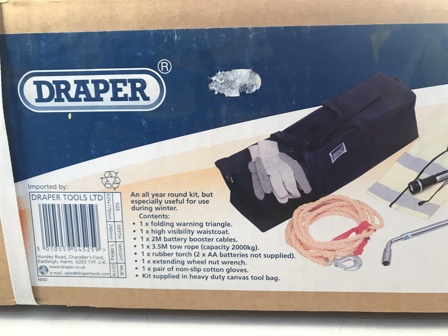 Draper 04525 eme/kit Draper Emergency Kit TOOL KITS