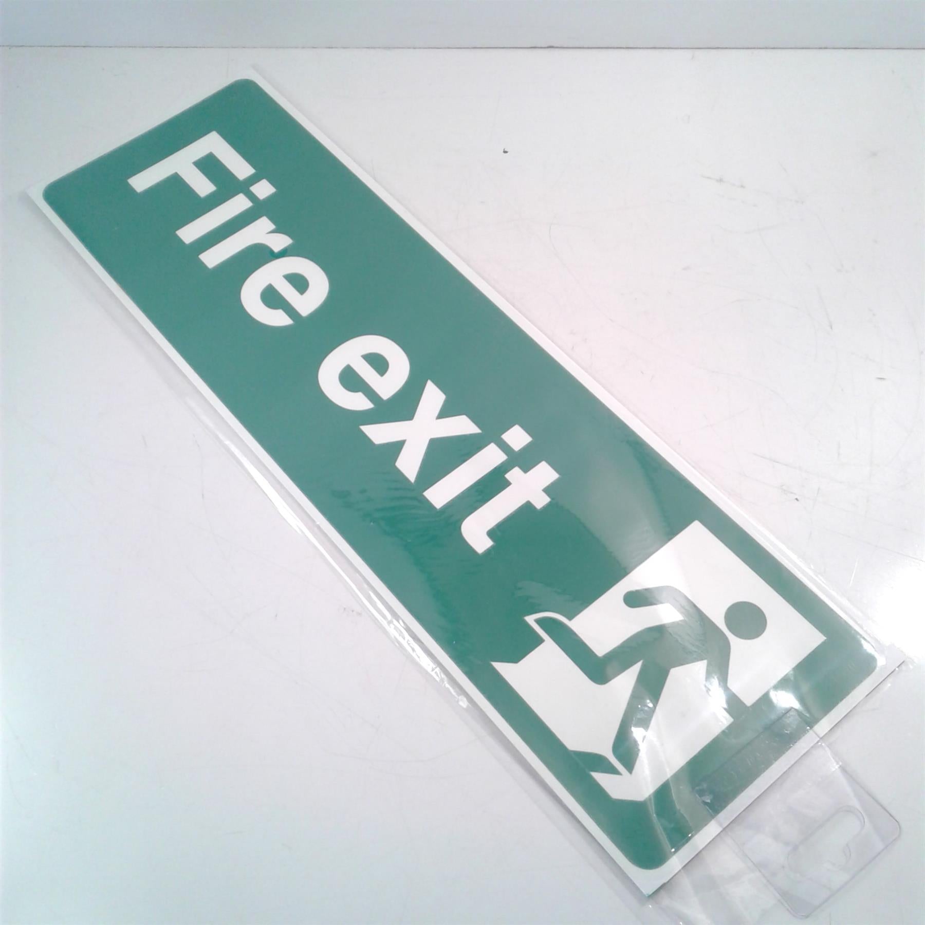 Fire Exit Rigid Sign 400 x 150mm