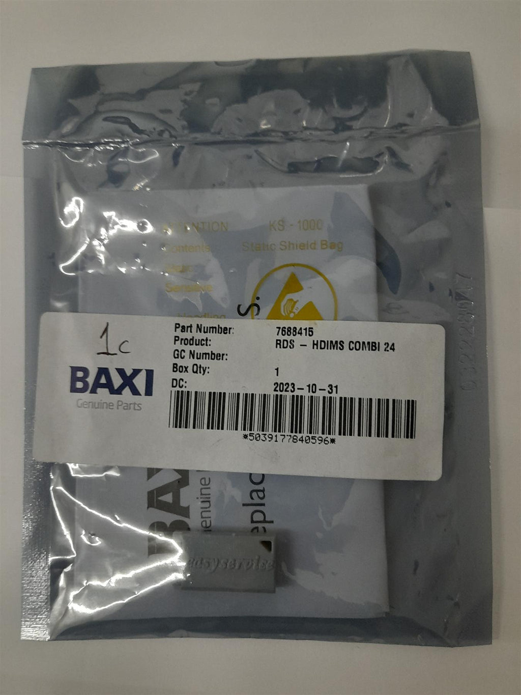 BAXI 7688415 RDS HDIMS COMBI 24