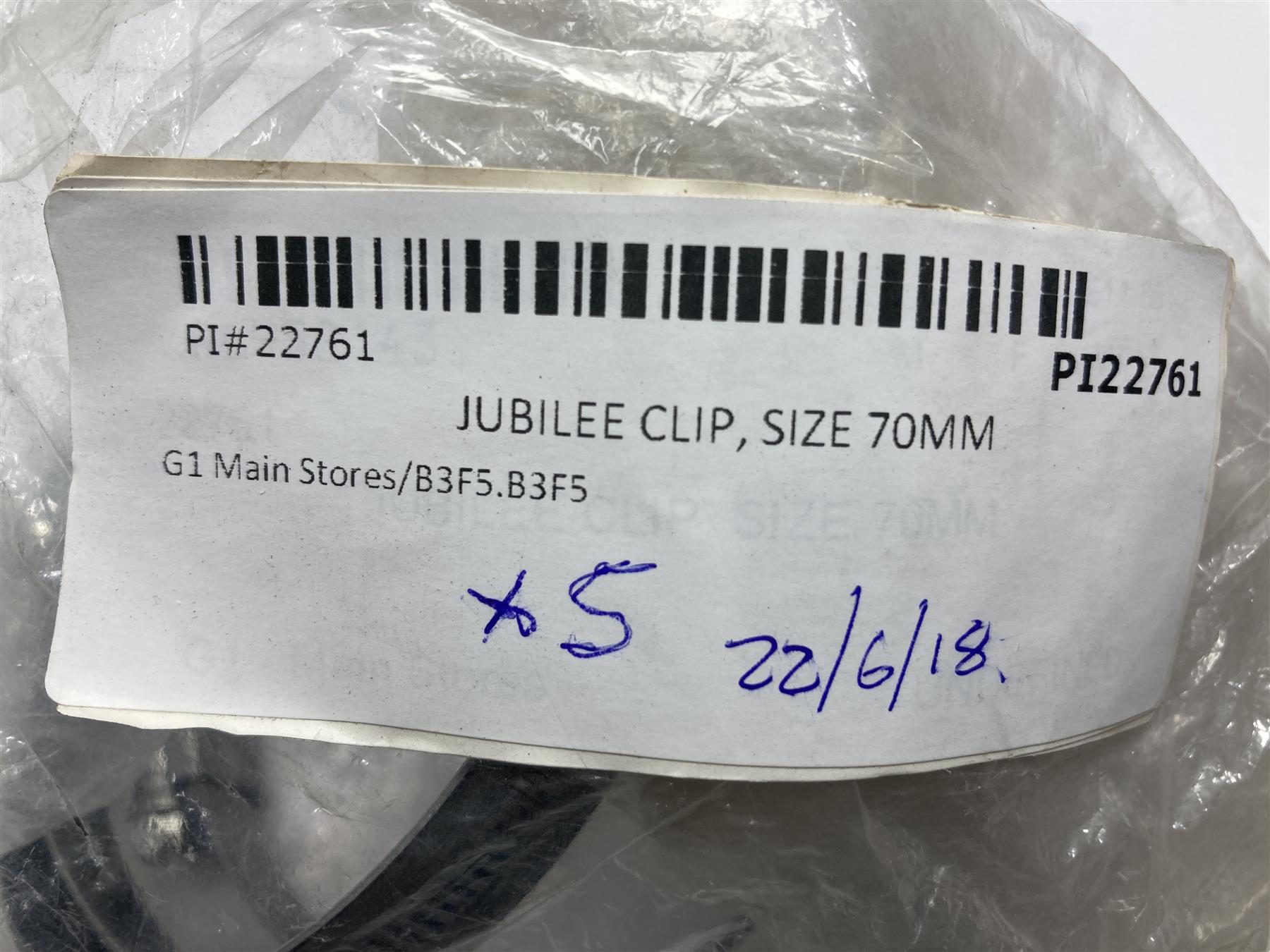 Jubilee Clip, Size 70mm 1clip