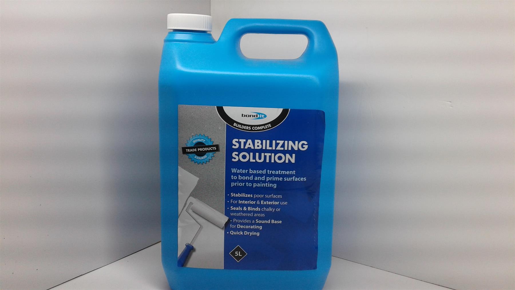 Bond It Stabilizing Solution to bond and prime surfaces 5Ltr TO USE! 5 LITRE