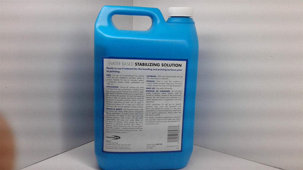 Bond It Stabilizing Solution to bond and prime surfaces 5Ltr TO USE! 5 LITRE