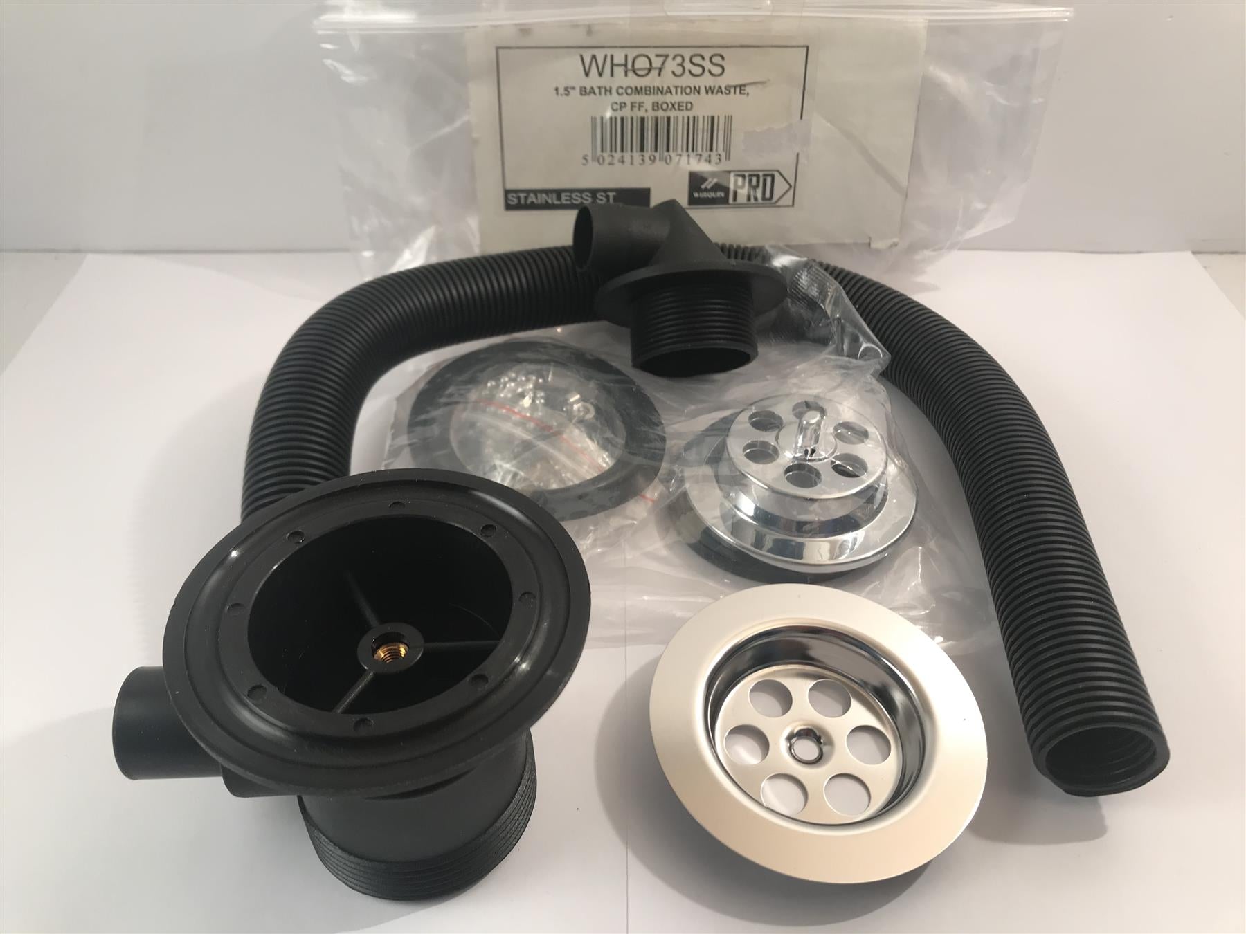 Wirquin Pro 1.5" Bath Combination Waste WHO73SS