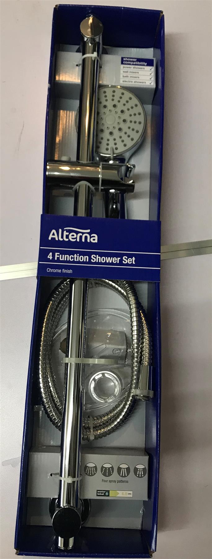 Alterna 4 Function Shower Set Chrome ALTS0009