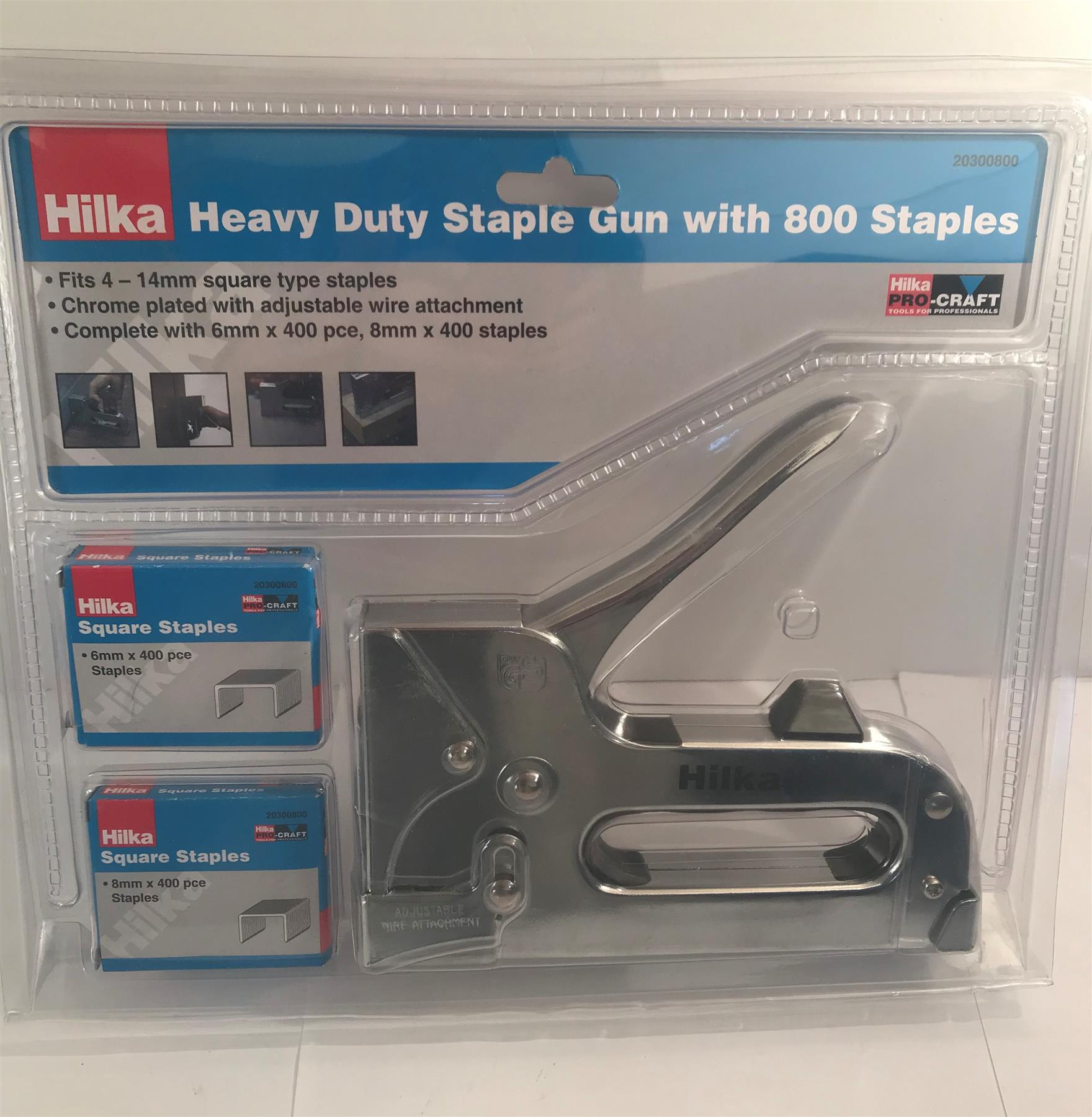 Hilka Heavy Duty Gun 800 Staples 20300800