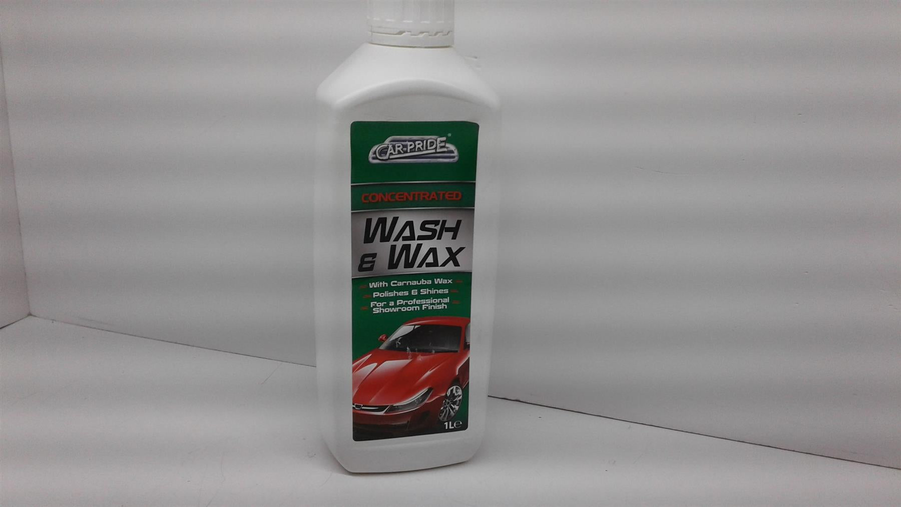 CAR PRIDE WASH & WAX WITH CARNAUBA WAX 1LTR