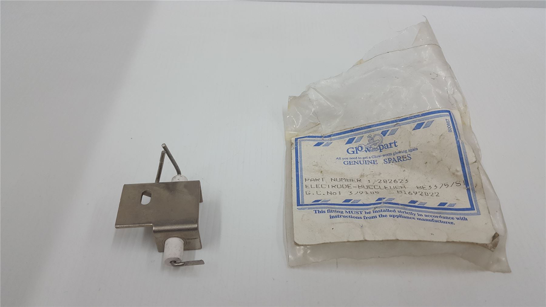 NEW GLOWWORM ELECTRODE B1692022 202623