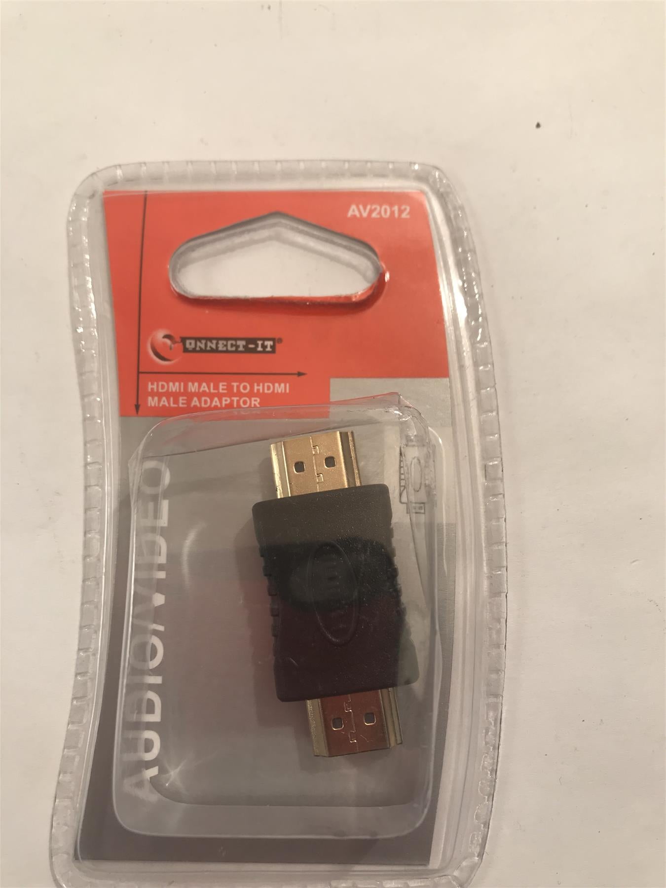 Connect-IT HDMI Male to HDMI Male Adaptor AV2012