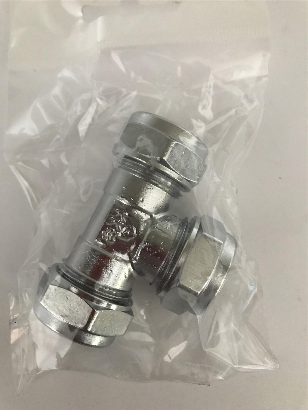 Flowflex Chrome 15mm Equal Tee Compression