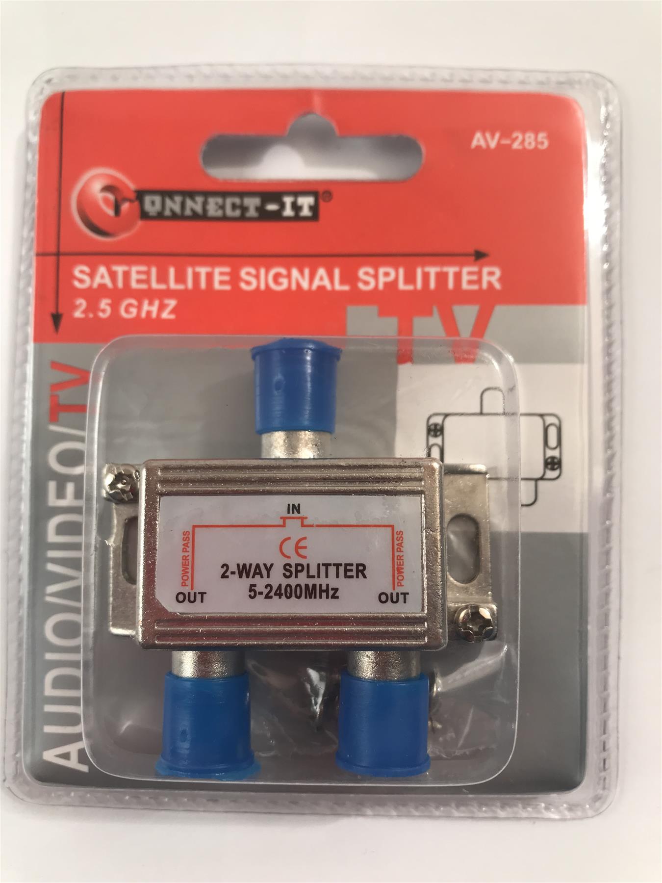 Cionnect-It Satellite Signal Splitter 2.5 GHZ  AV-285