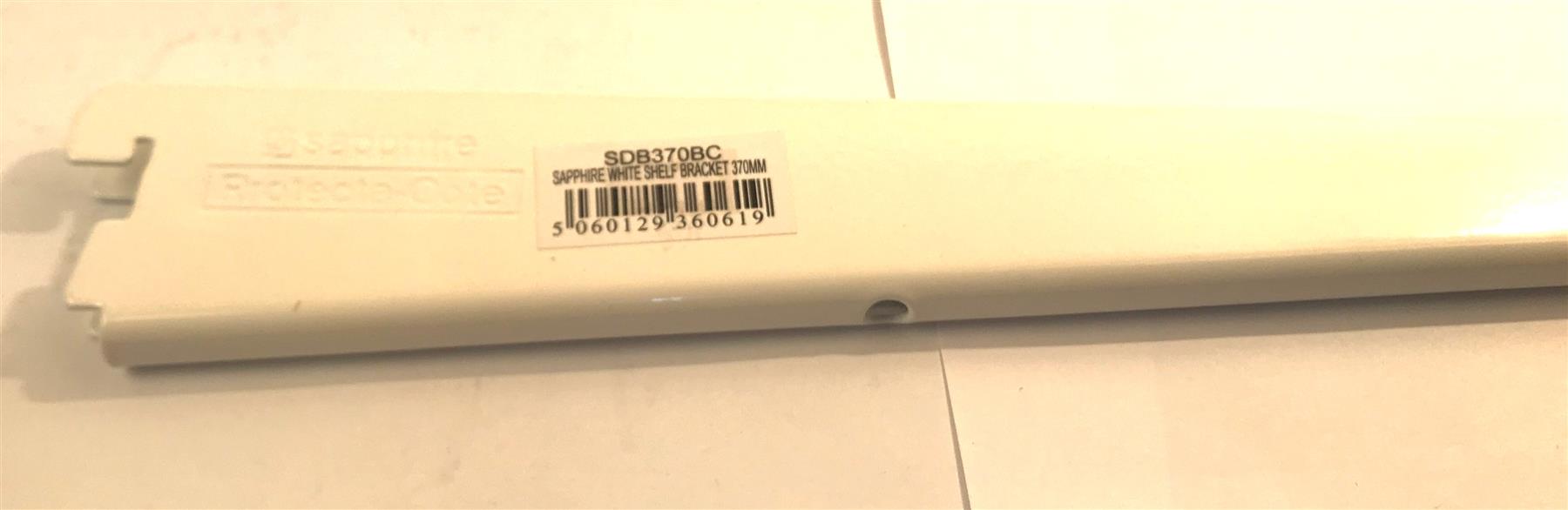 PROTECTA COTE SAPPHIRE WHITE SHELF BRACKET 370MM SDB370BC