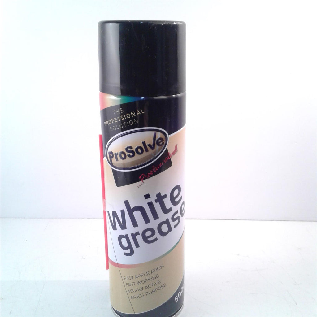 White Grease 500ml Spray Can Aerosol ~ Lithium, Vehicle, Plant Hinges, Bearings