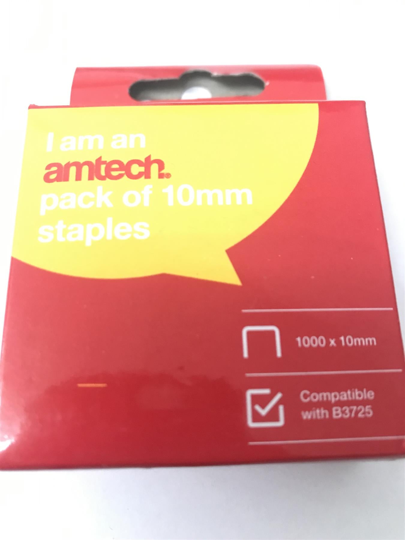 Amtech B3726 Heavy Duty Staples 10 mm 1000 Piece