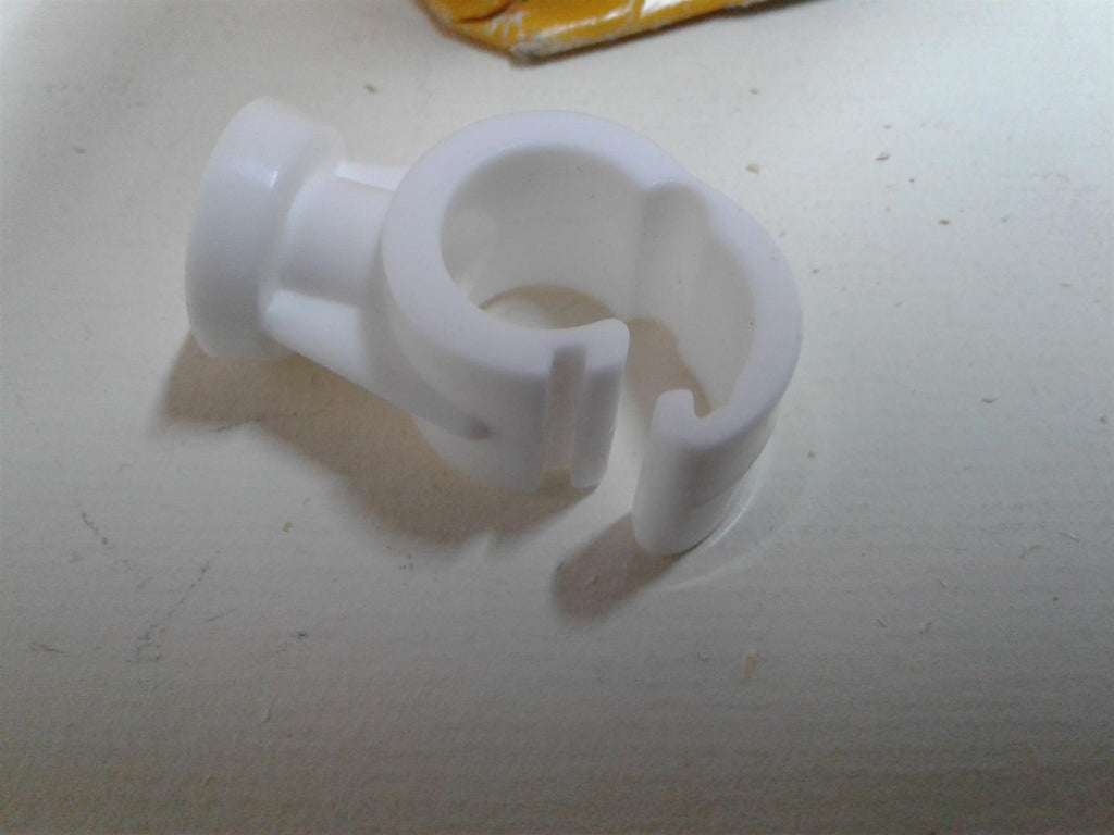 NEW FM Unifix Cliplok 15mm CLIP LOCK Pipe Clips WHITE (10 PACK) P100