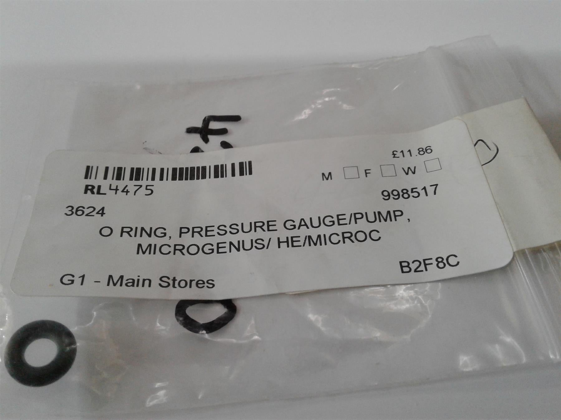 NEW ARISTON GASKET ORING 998517