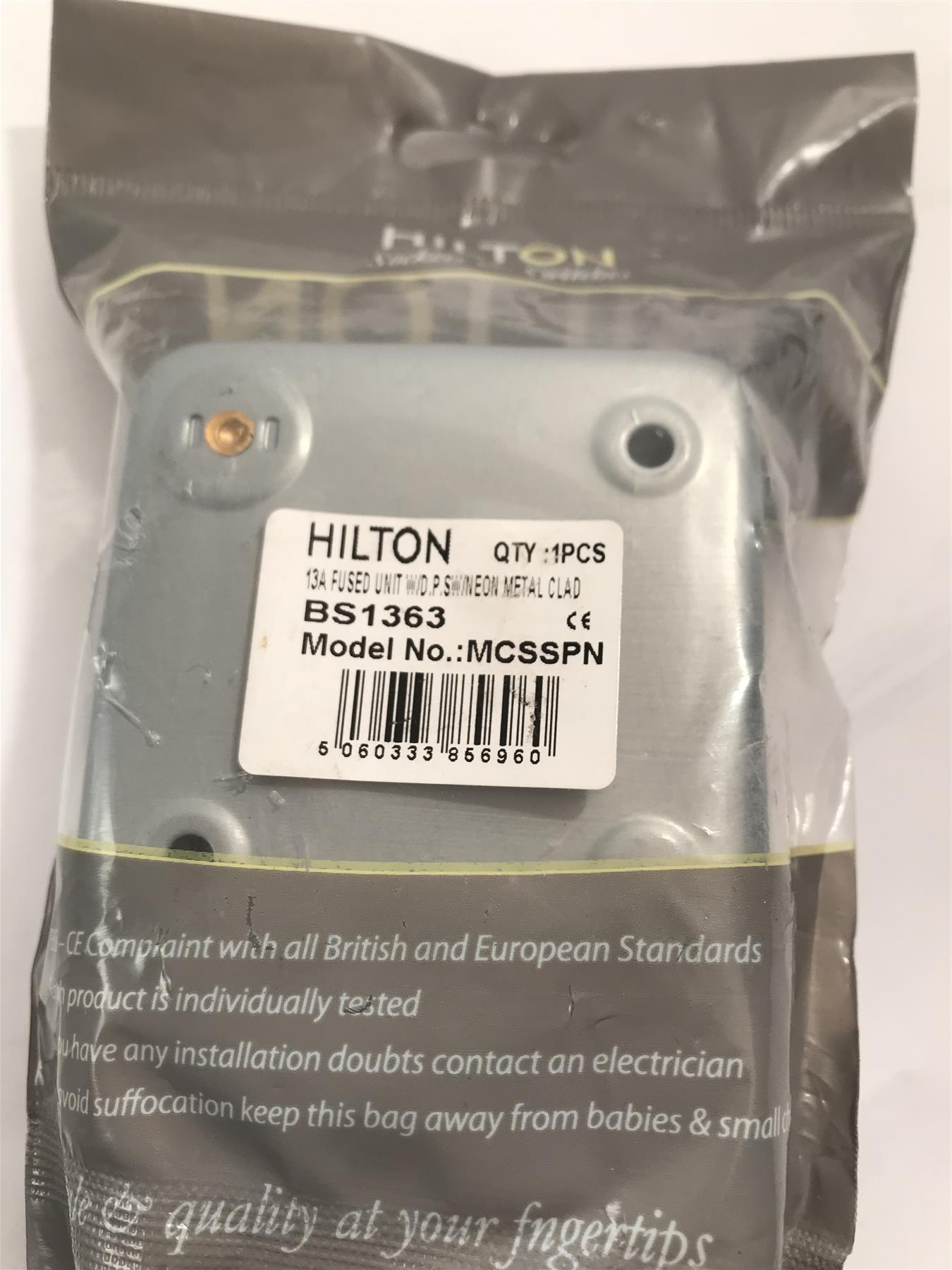 13A Switched Fused Spur with Neon Metal Clad  MCSSPN