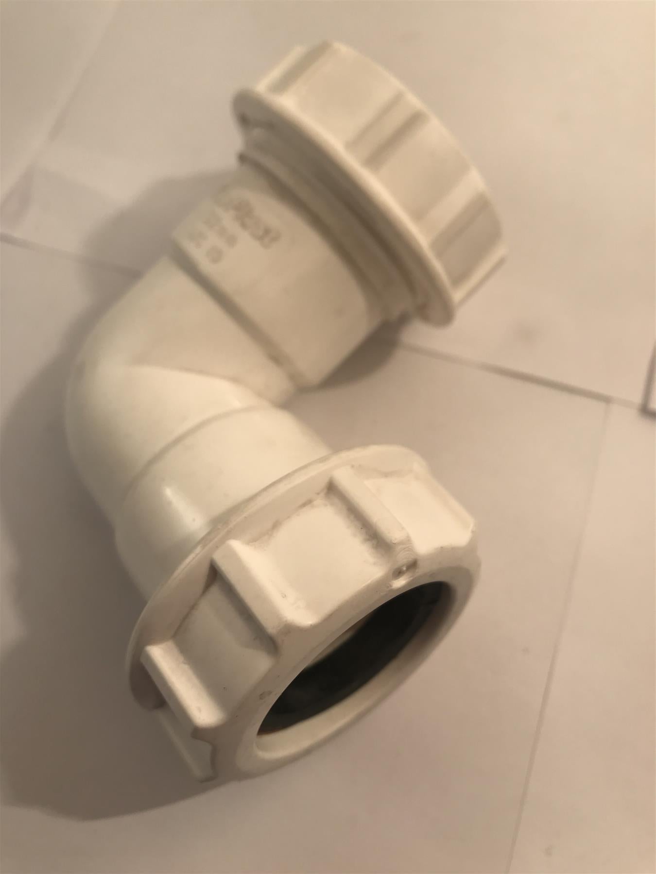 Floplast 32mm Compression Waste Bend 90 Degree