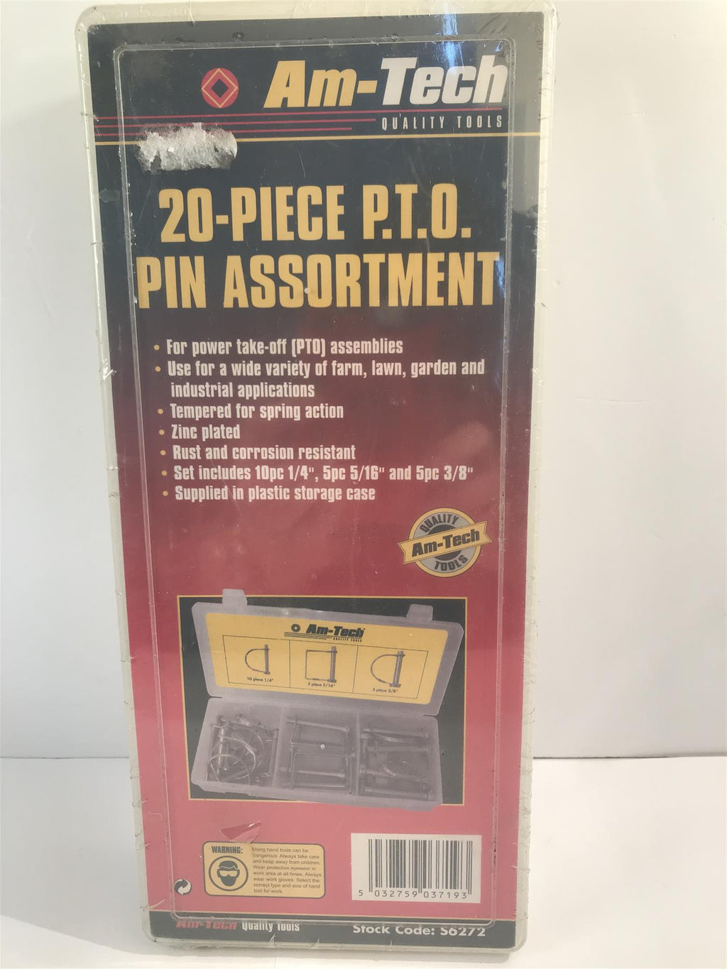 Amtech 20 Piece P.T.O. Pin Assortment S6272