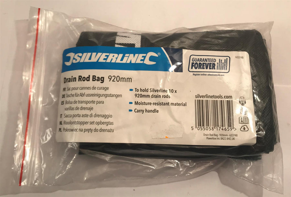 Silverline 633748 Drain Rod Bag Drain Rod Bag 920 mm