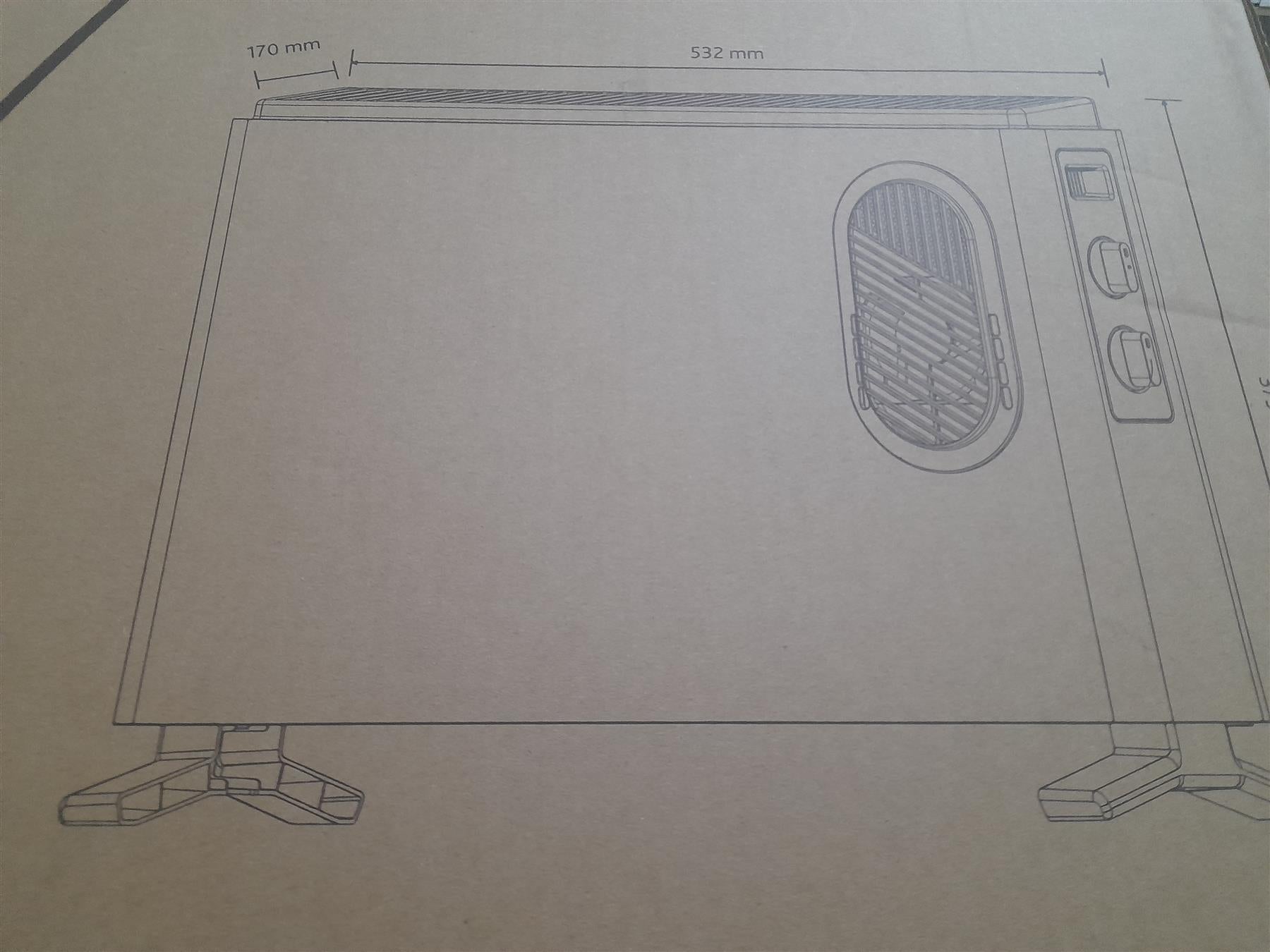 blyss Convector Heater 200w NDK20-A4AF