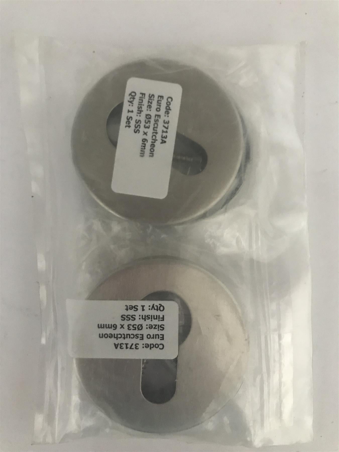 Euro Prodile Keyhole Escutcheon Stainless Steel  3713A 1 Set  69917108