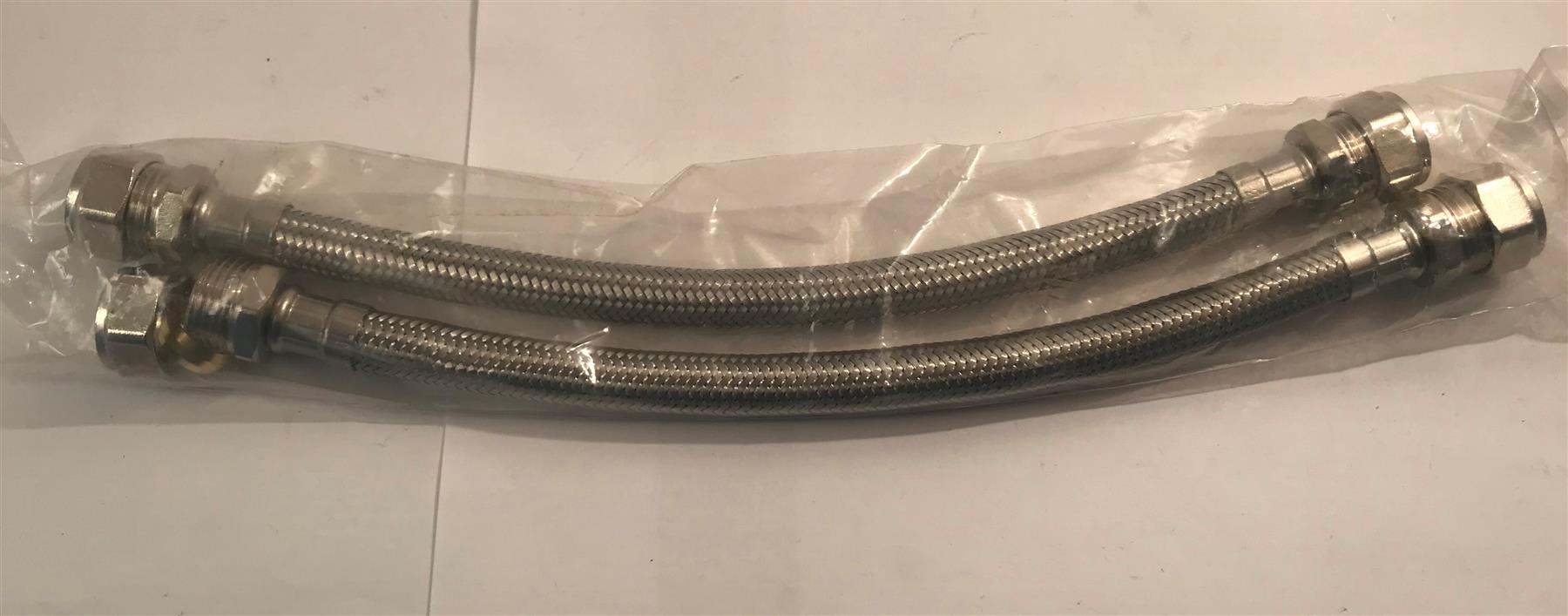 Navigator Compression Flexi Hose  15mm x 15mm x 500mm (2 Pack)