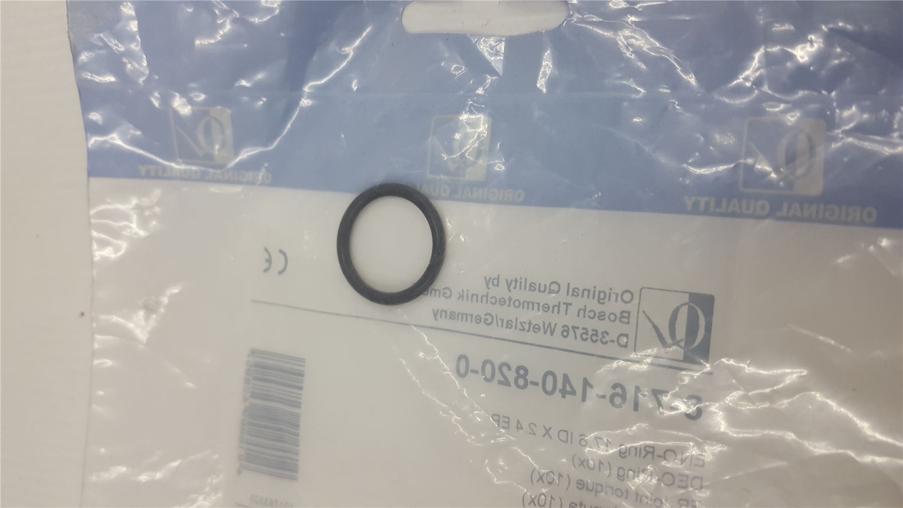 New Worcester Bosch O Ring 87161408200