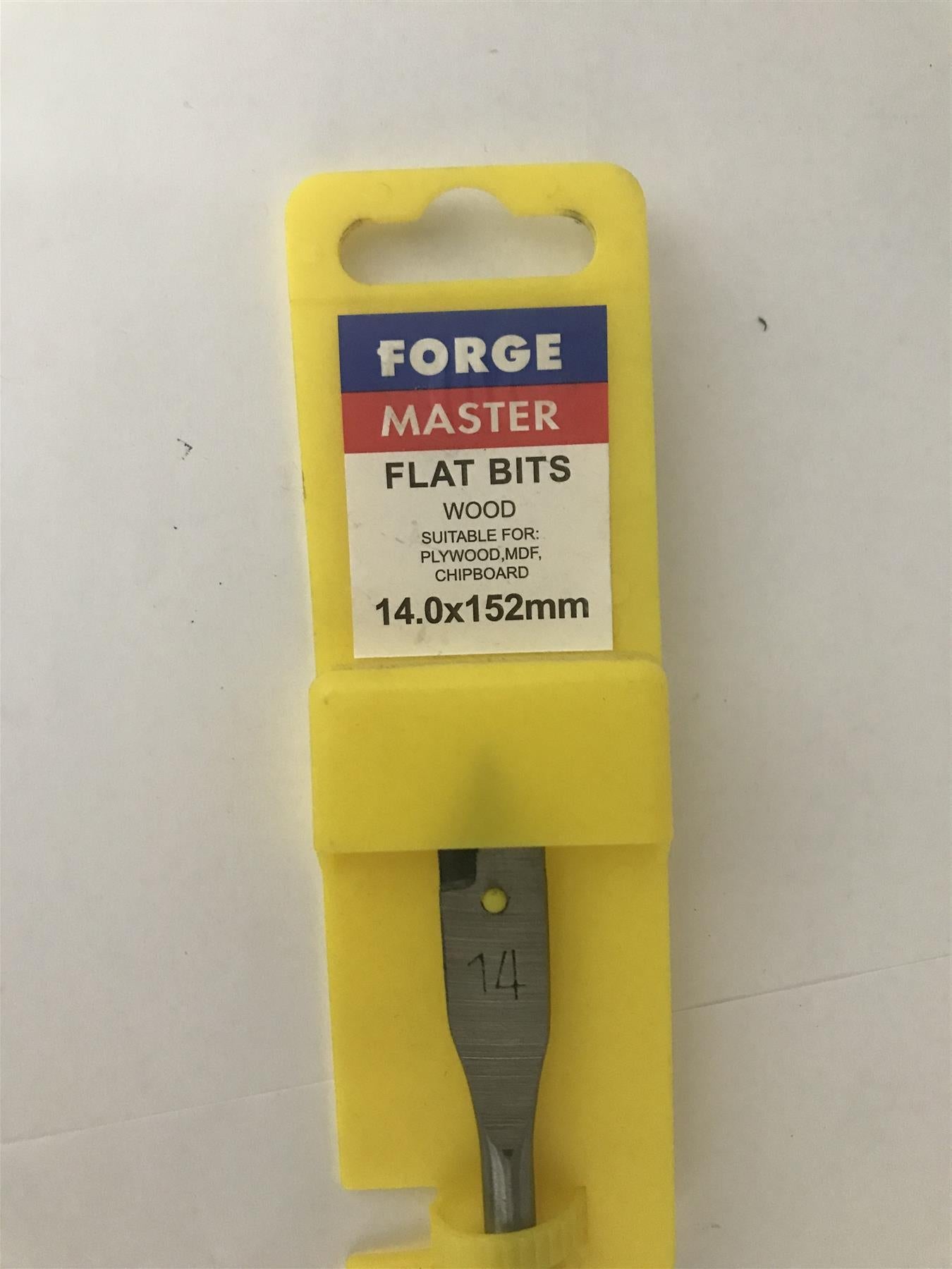 Forge Master Flat Wood Bit 14.0 x 152mm  FMFLAT14