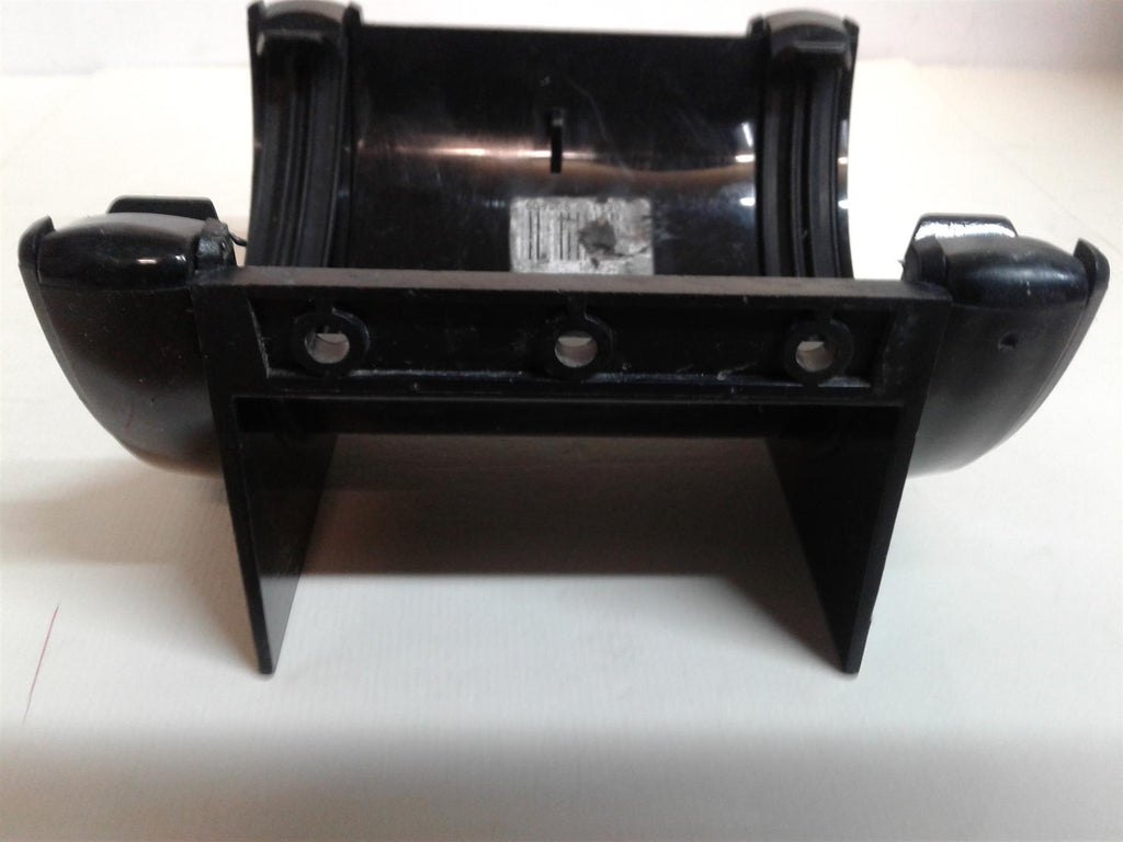NEW FLOPLAST 112MM HALF ROUND GUTTER UNION JOIN BRACKET BLACK RU1