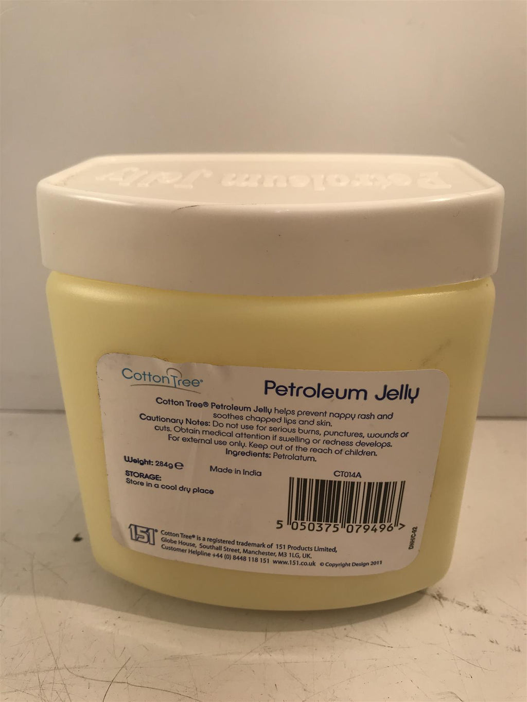 PETROLEUM JELLY Prevent Nappy Rash & Soothes Chapped Lips & Skin Vaseline 284g