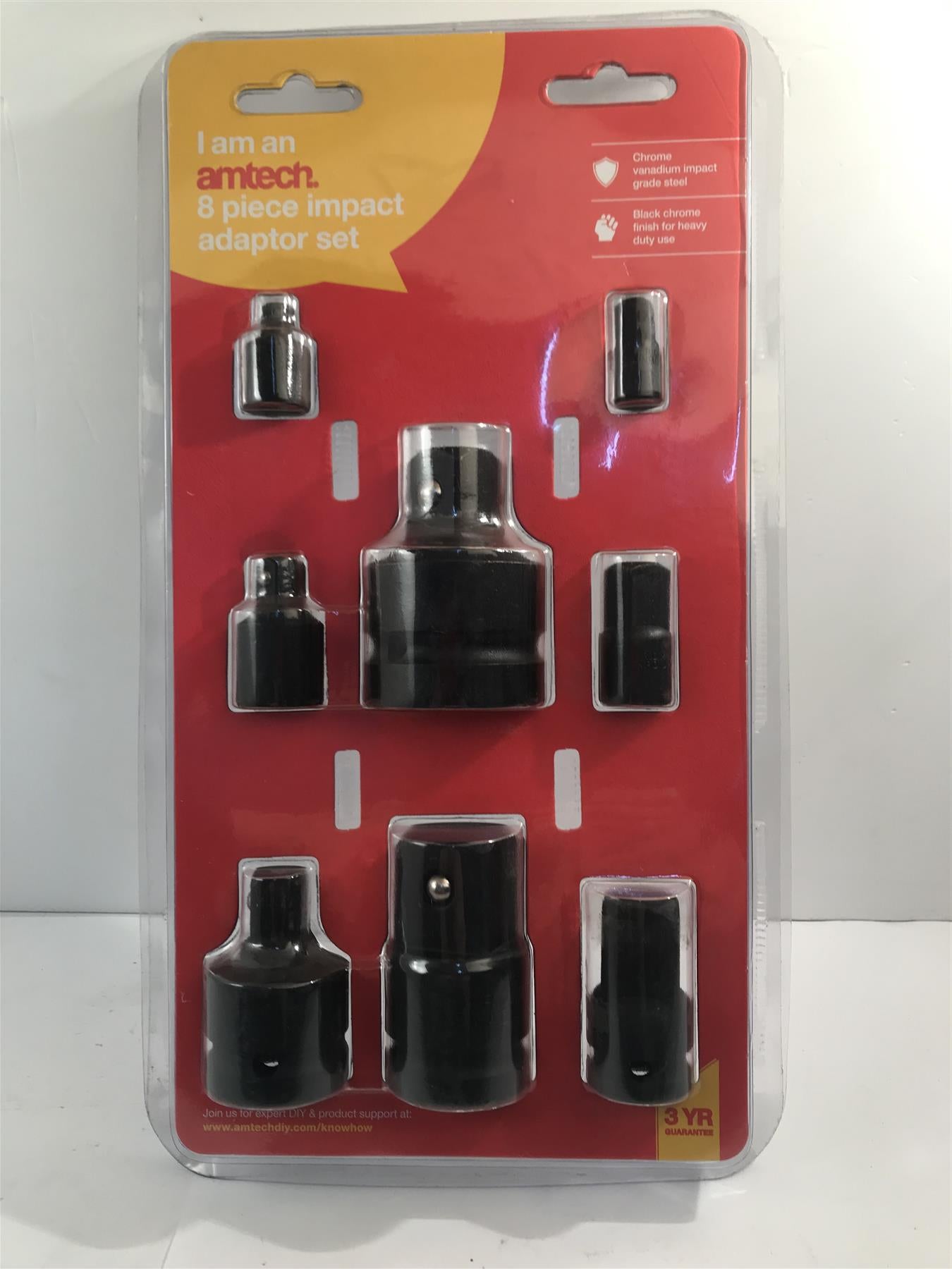 Amtech 8pc Impact Adaptor Set  I6670