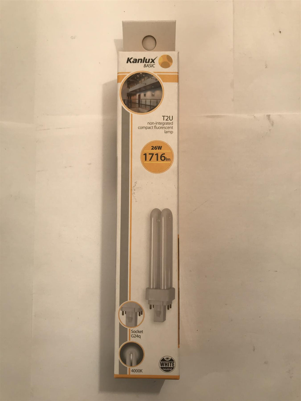Kanlux T2U 26W  G24q  4Pin  1716 lm 4000K Natural White  08961