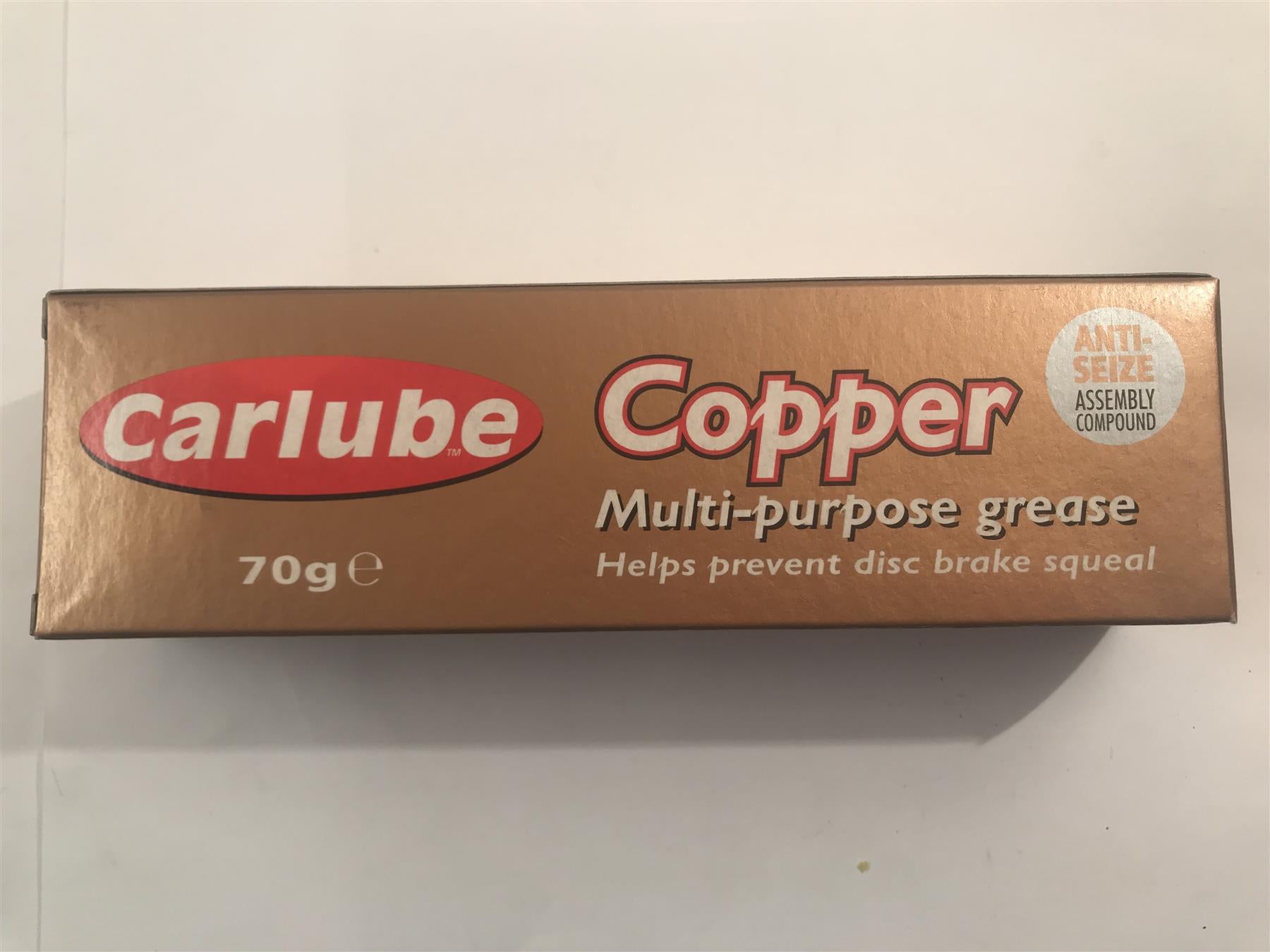 Carlube Copper Multi Purpose Grease Anti-Seize Assembly Compound 70g