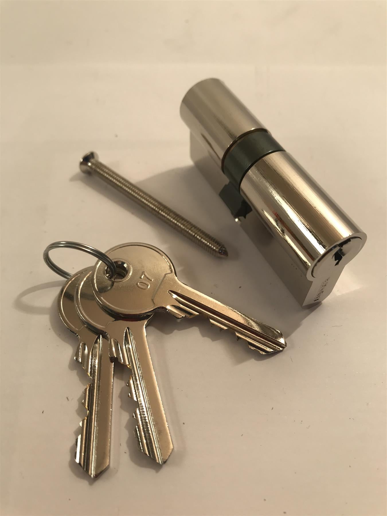 Sterling EPN3035 Double Euro 5 Pin Cylinder 65mm (30x35), Polished Nickel