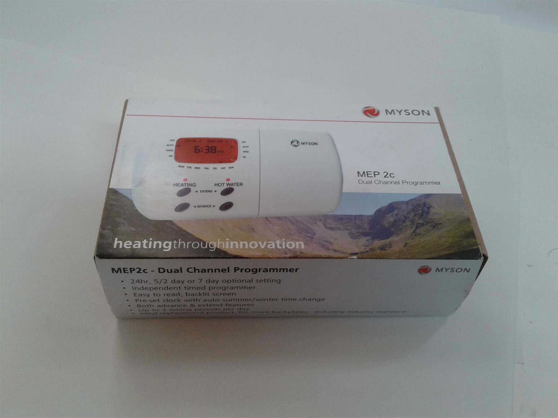 New MYSON MEP2c Dual Channel Heating Programmer