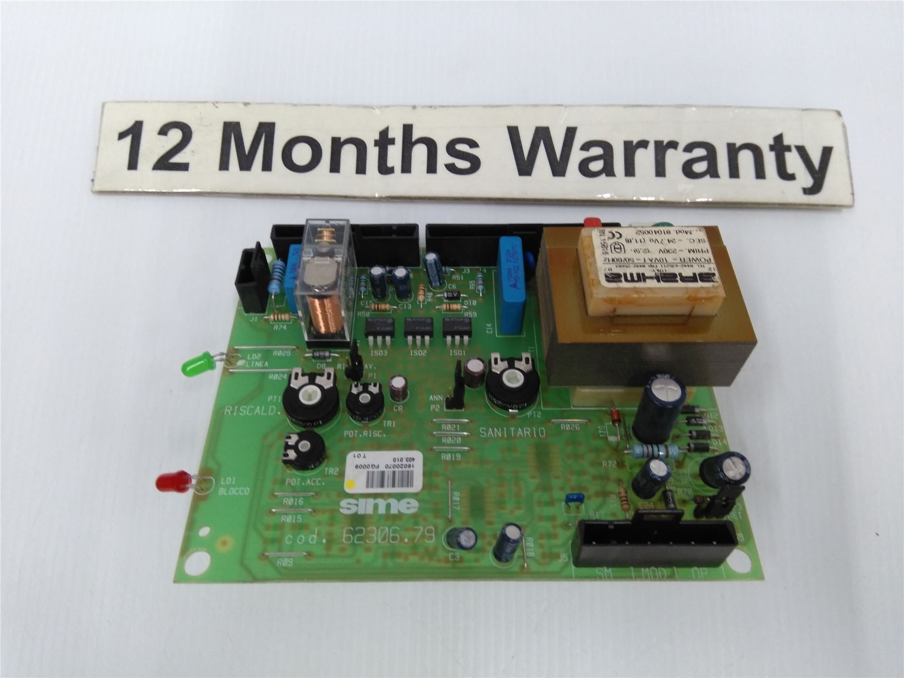 Sime Friendly Format 6230679 PCB 12m warranty
