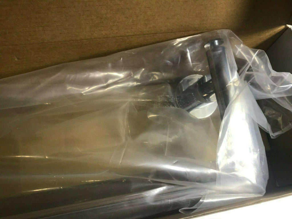 Ocean Glass Bathroom Shelf with Towel Rail Chrome - 8MM Tempered Glass