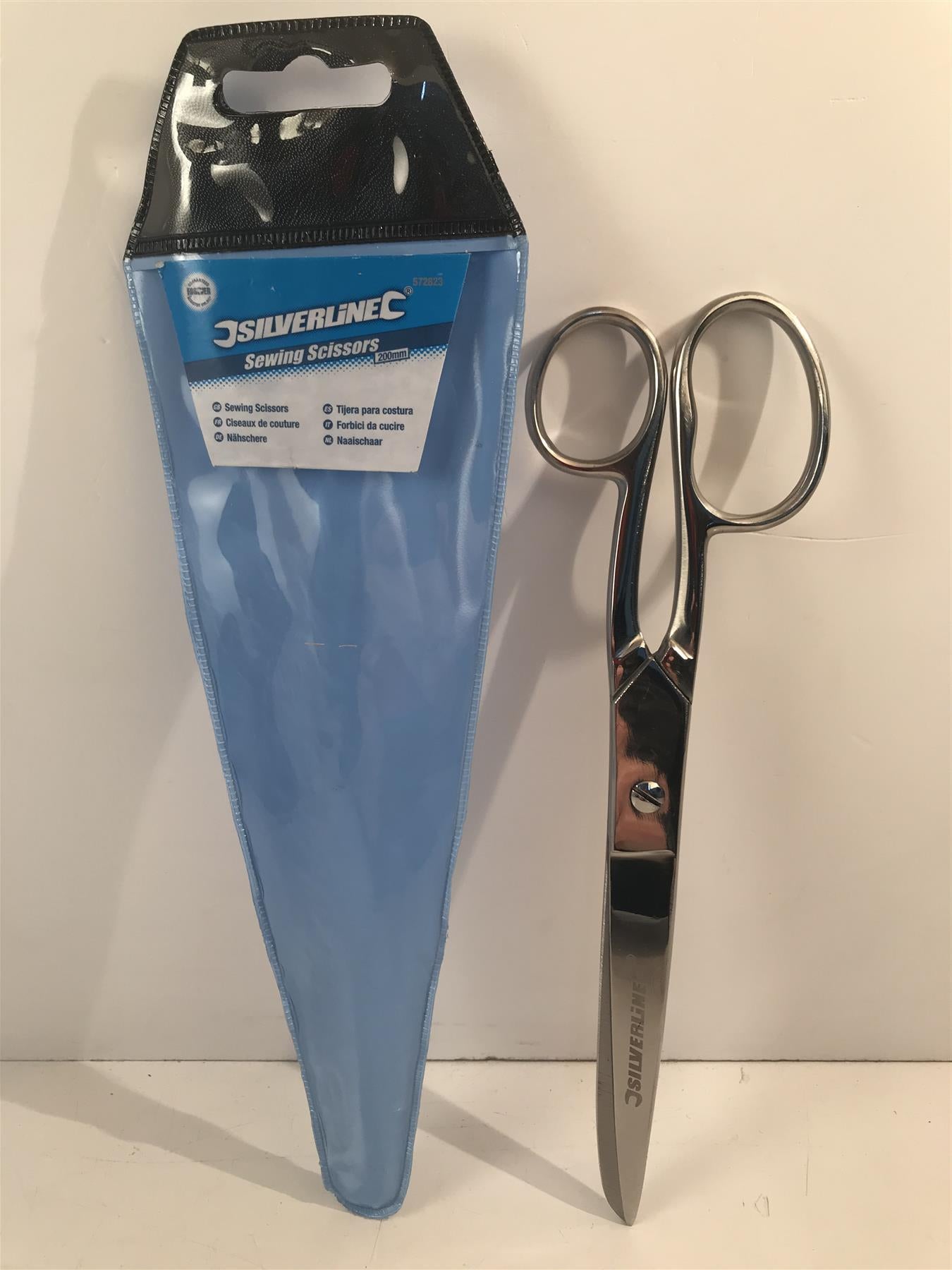 Silverline Stainless Steel Sewing Scissors 200mm  572823