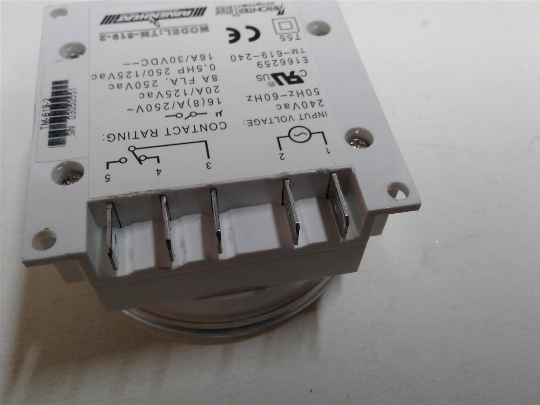 RAVENHEAT DIGITAL TIMER TM6192 240V AC 50-60HZ TM-619-2 BOILER