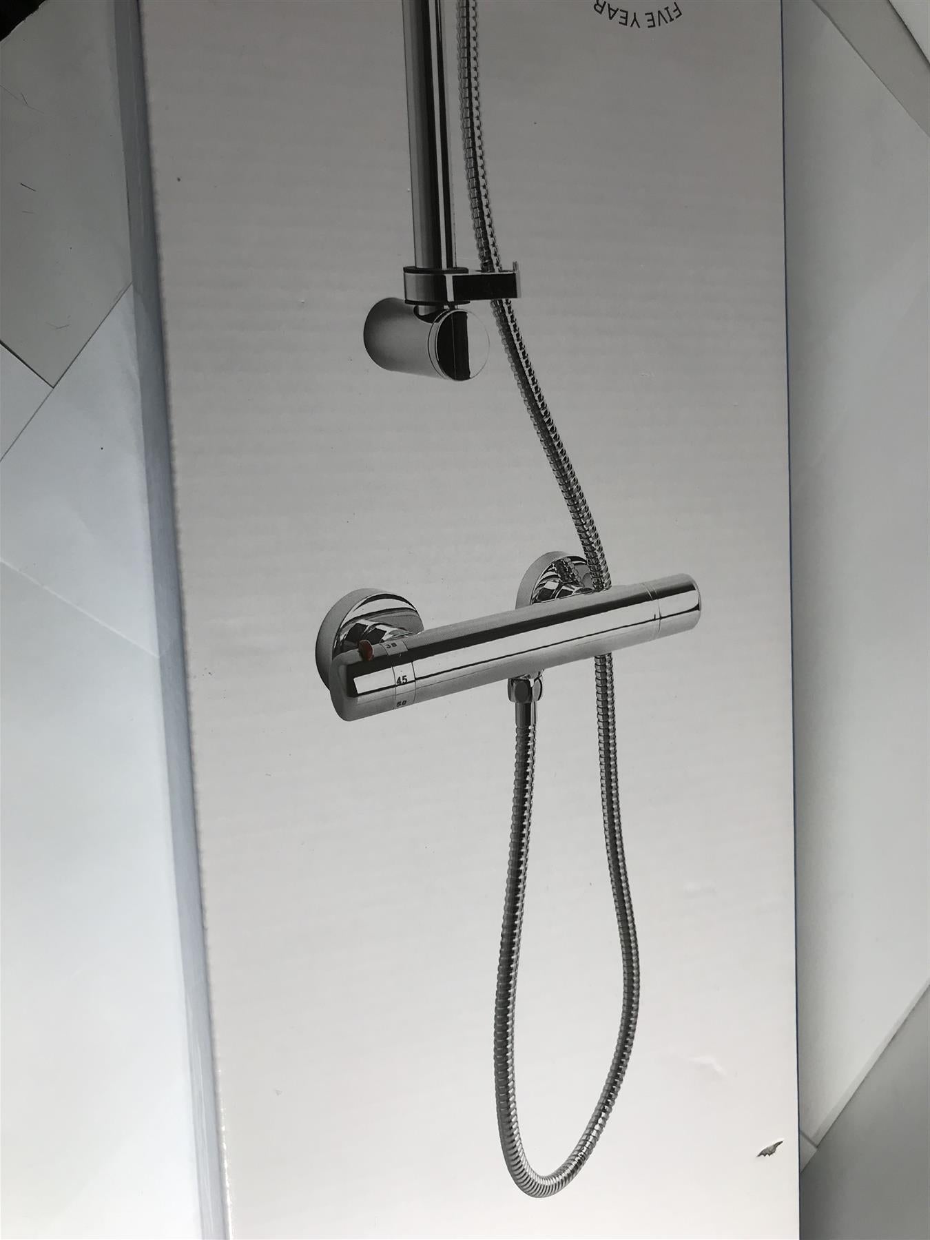 Esteem Ores Single Outlet Thermostatic Bar Shower E80001