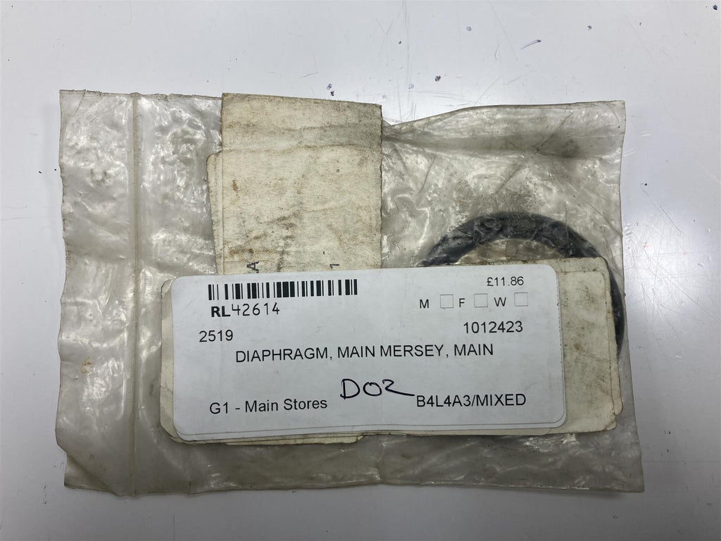 Main Mersey Diaphragm 10/12423 1012423 Genuine