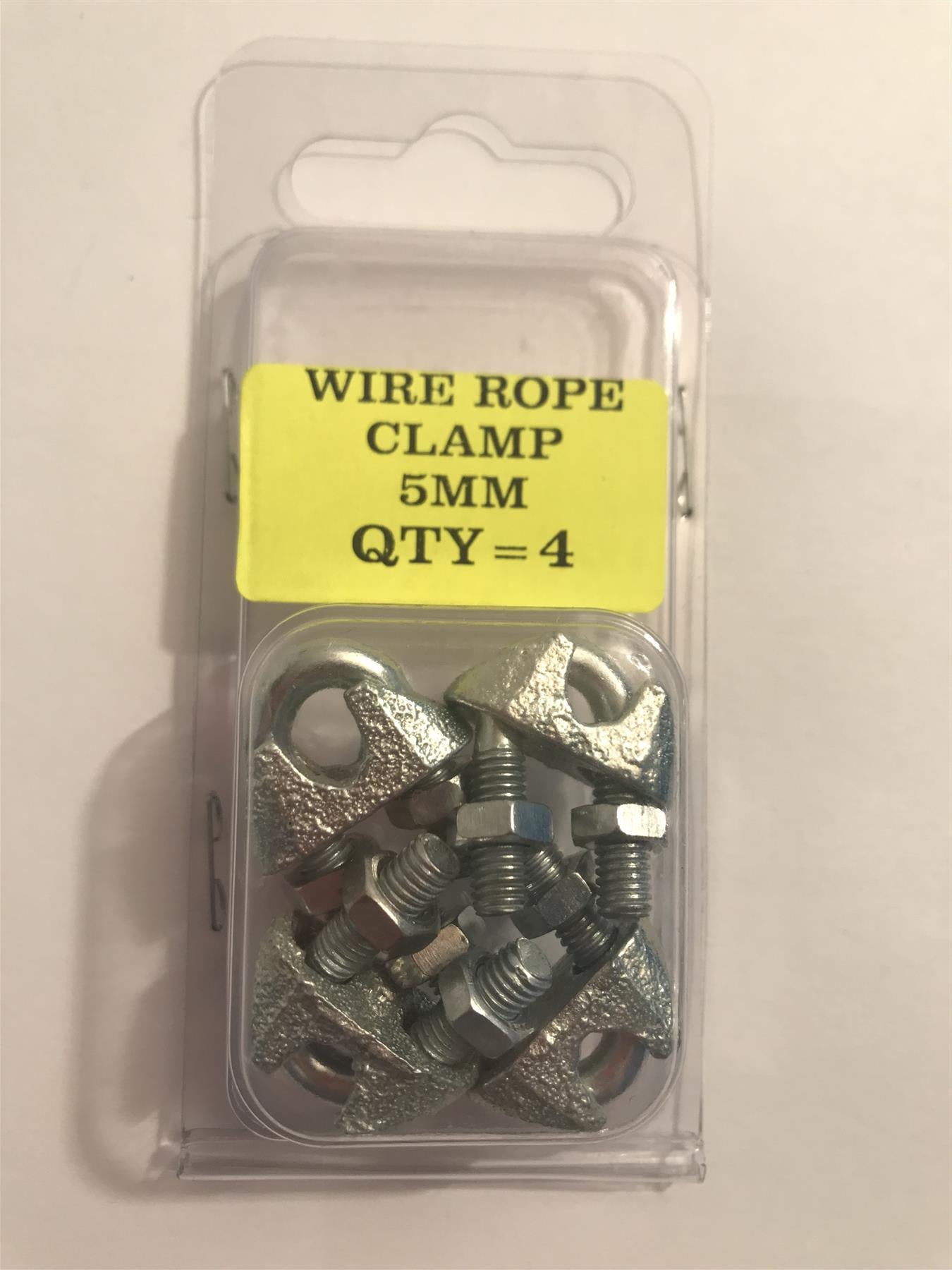 Wire Rope Clamp 5mm (4 Pack)