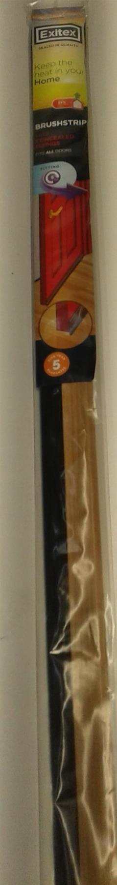 EXITEX BRUSHSTRIP  WITH CONCEALED FIXINGS 914MM LIGHT OAK