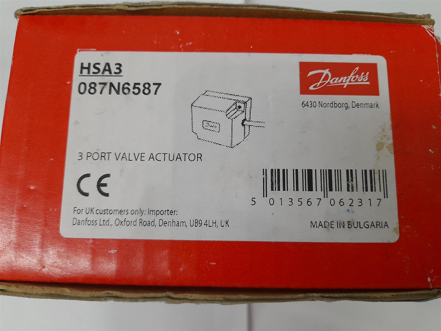 Danfoss HSA3 3 Port Valve Actuator 087N658700 Actuator Head Only