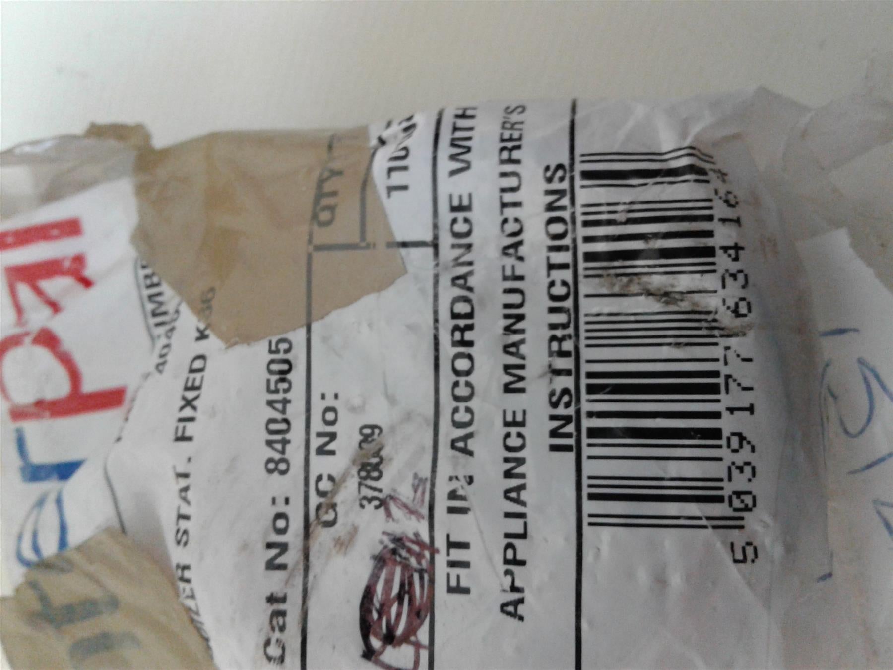 NEW POTTERTON PROFILE FF NETAHEAT BOILER THERMOSTAT 8404505